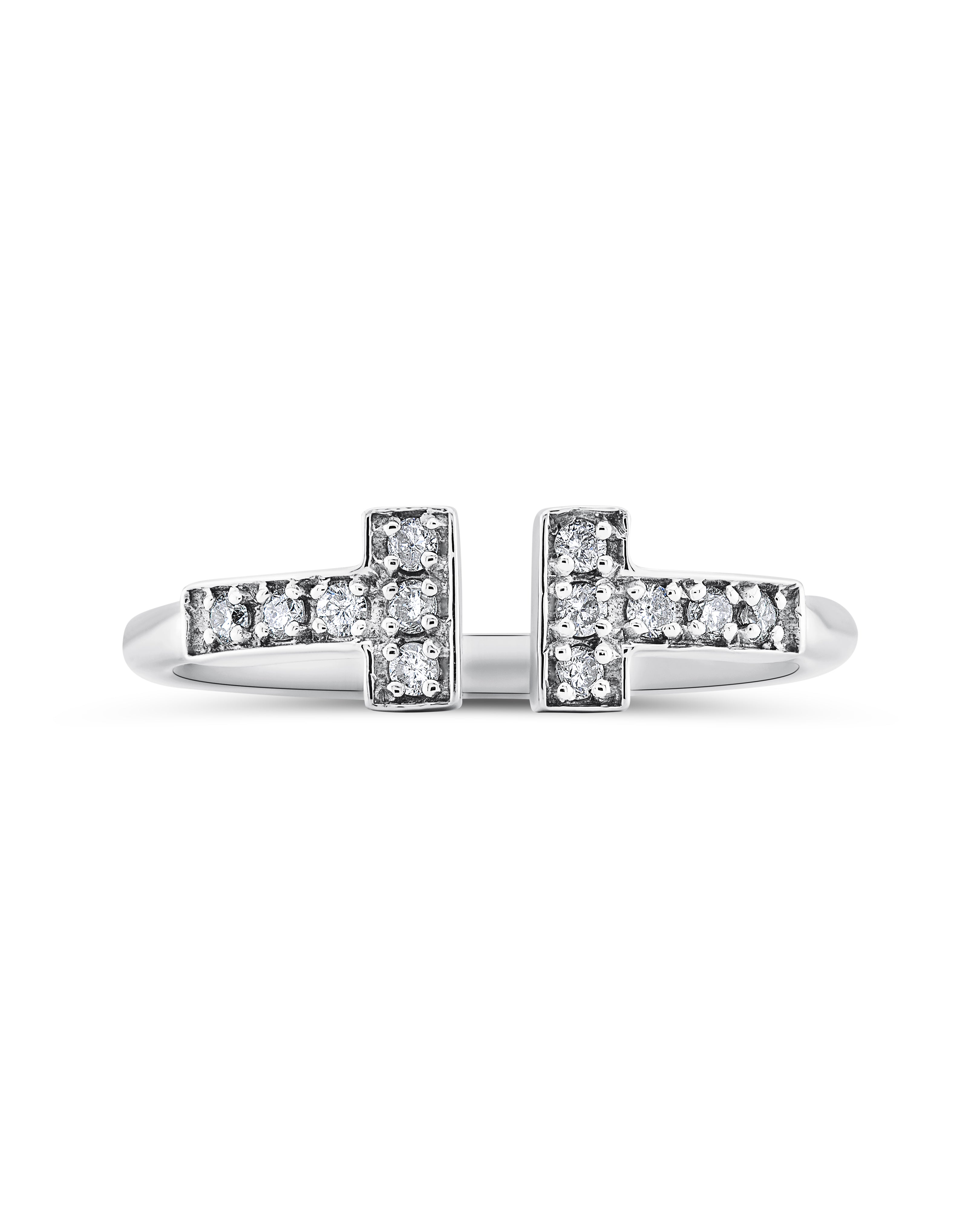 AMORE- Twin Bar Diamond Ring