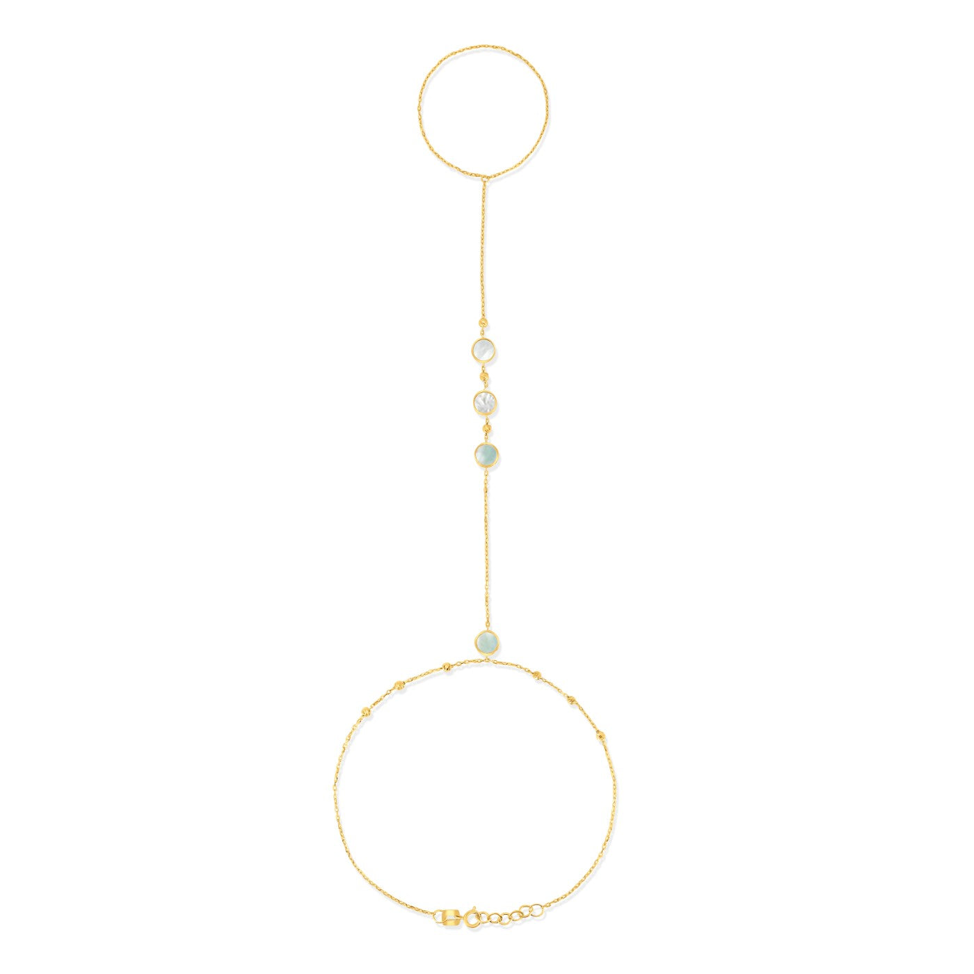 LUNA - Pearl Blossom Hand Chain LIMITED