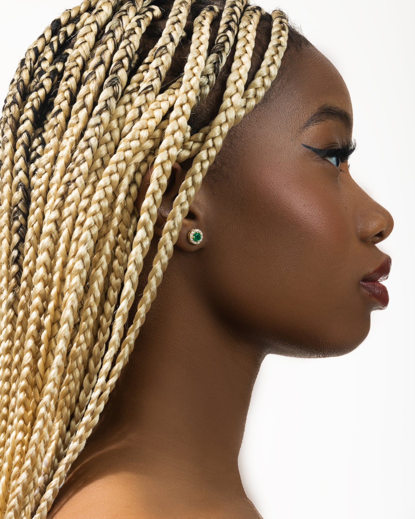 LUNA - Lush Meadow Emerald Earrings