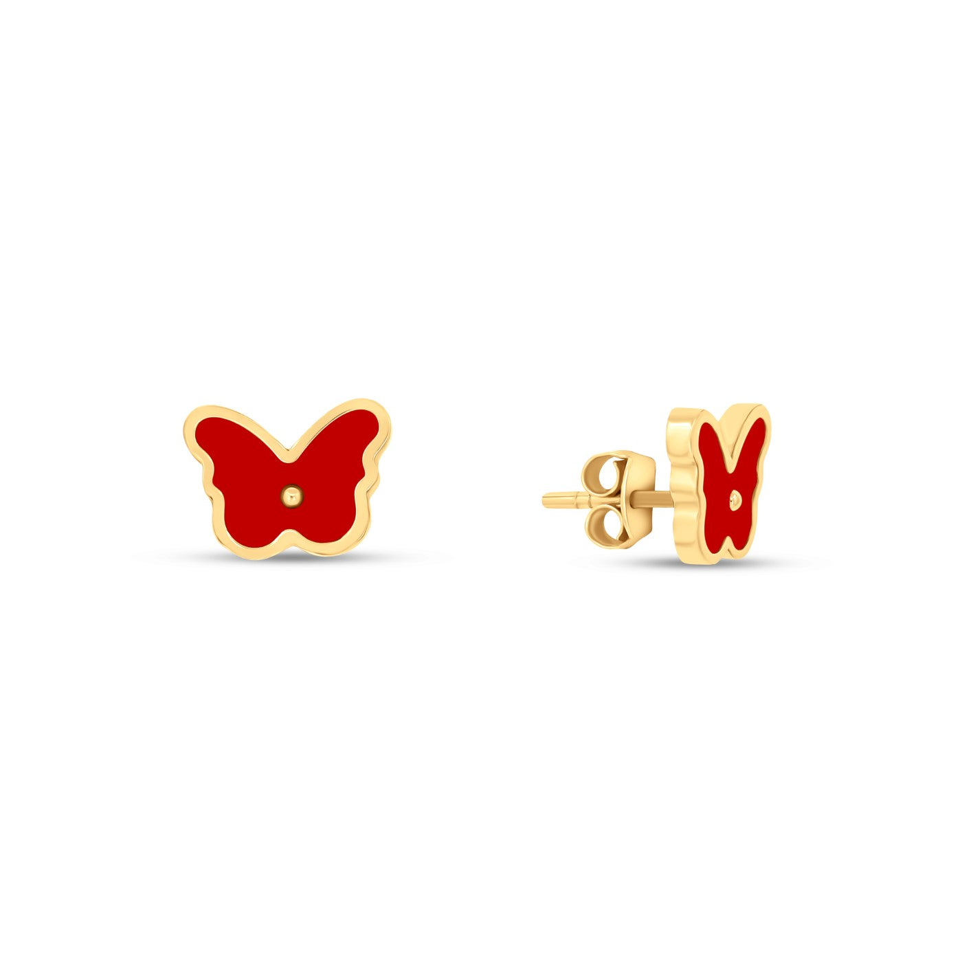 AURORA - Carnelian Butterfly Earrings