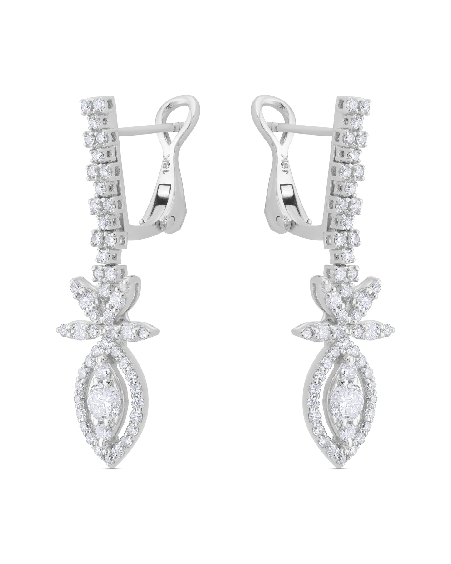 AMORE - Floral Foliage Earrings