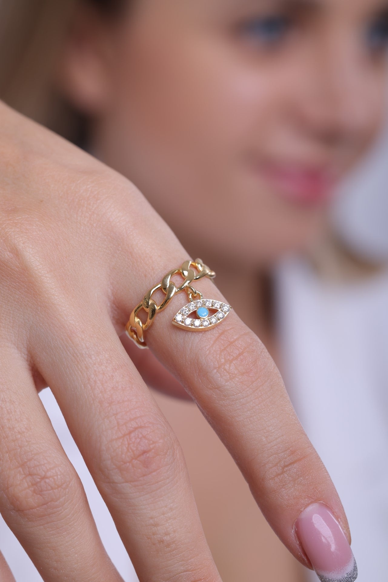 AURORA -  Diamond Eye Ring