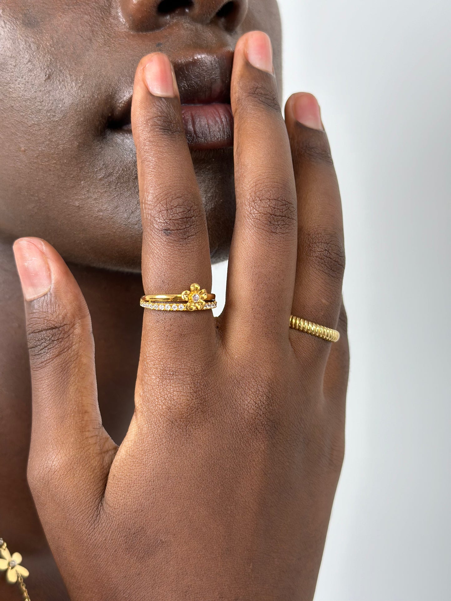 Aurora - Floral Embrace Ring