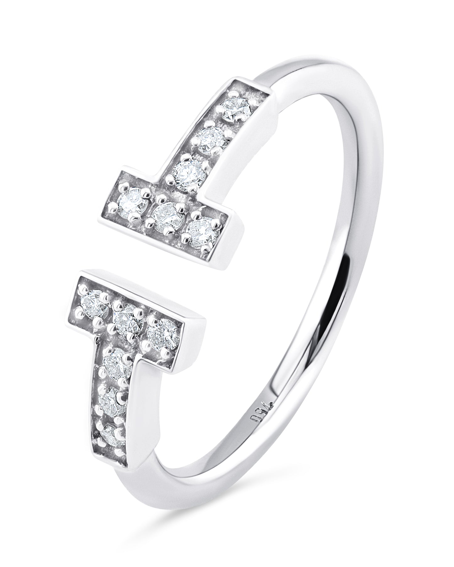 AMORE- Twin Bar Diamond Ring