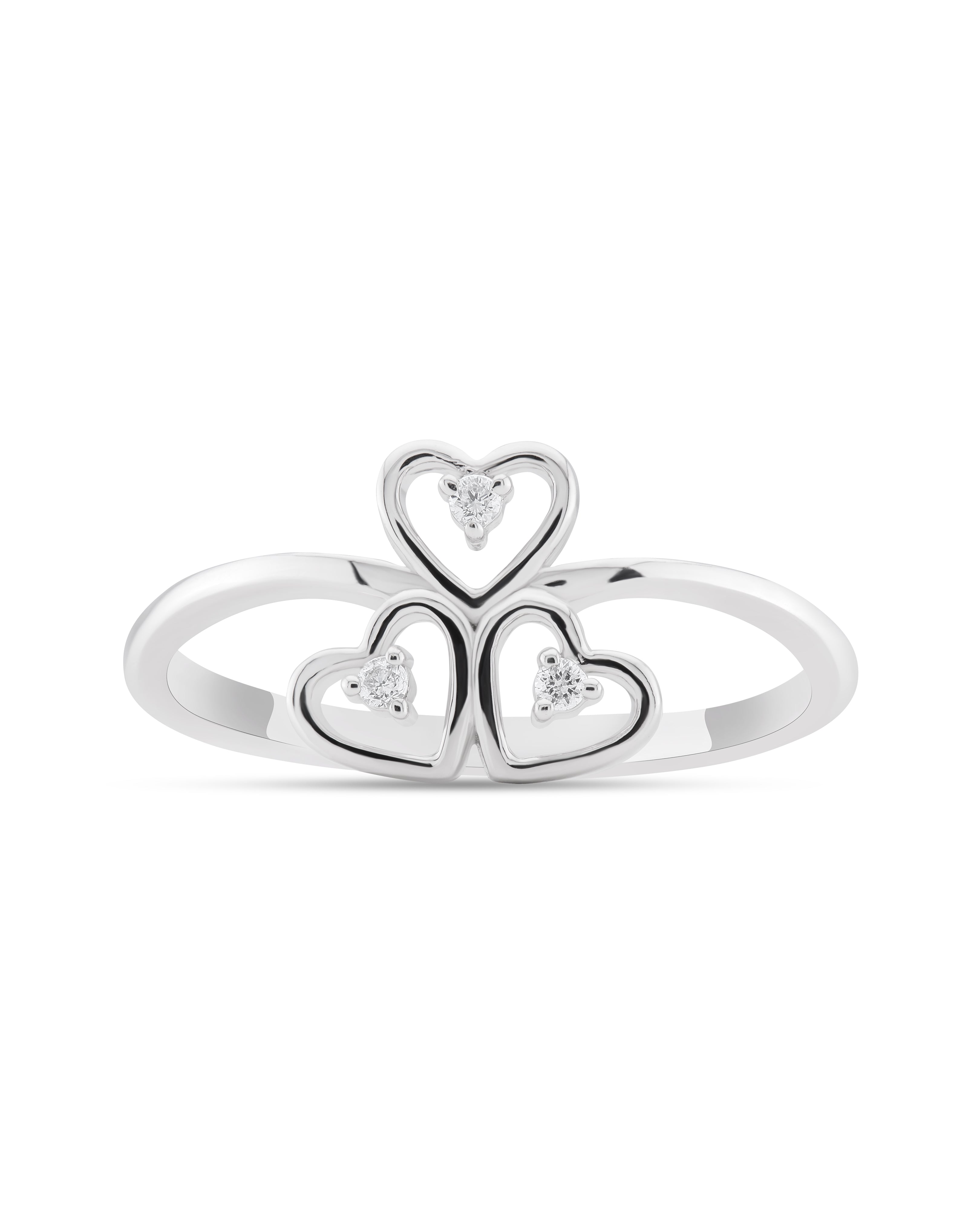 AMORE- Forever United Hearts Ring