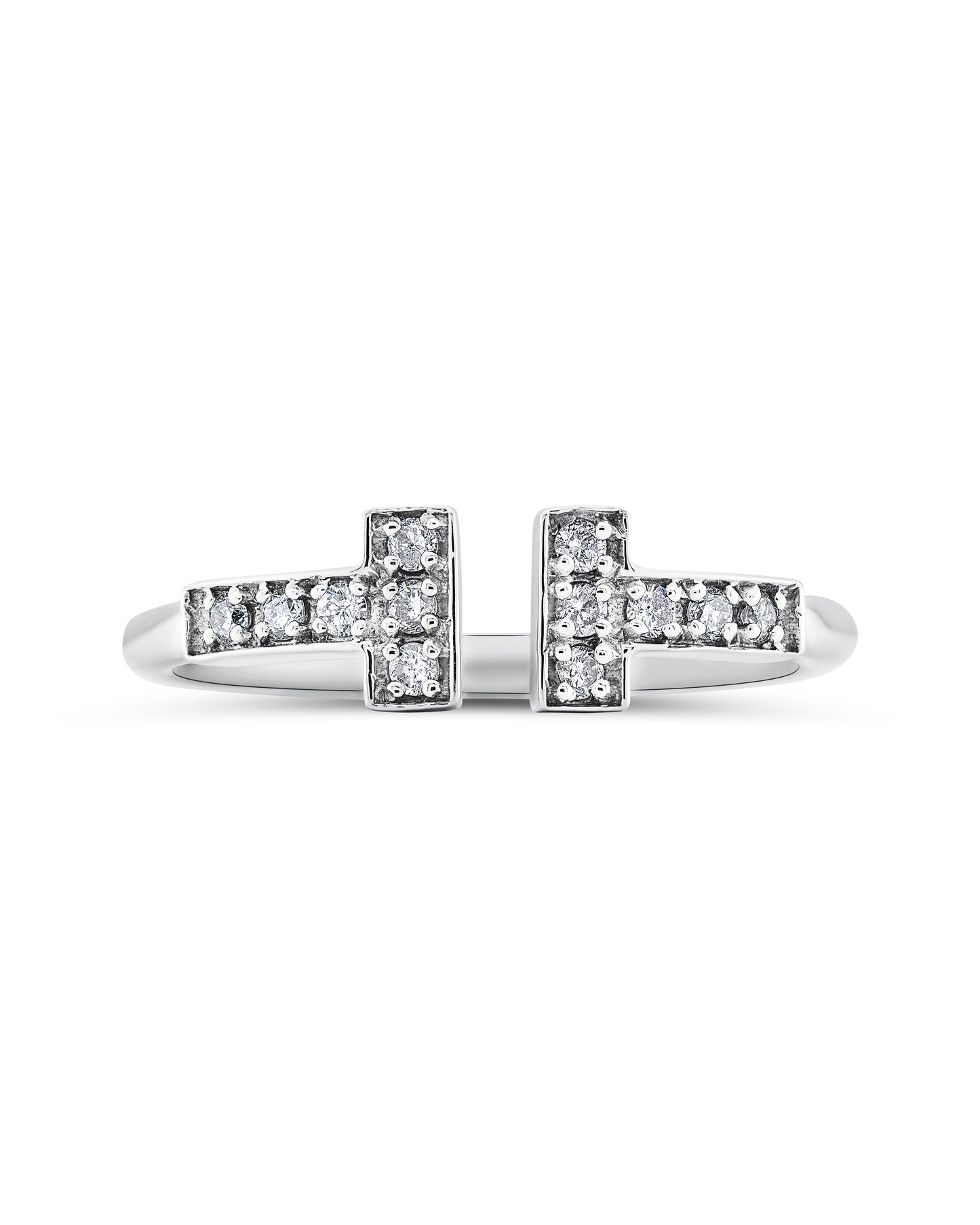 AMORE- Twin Bar Diamond Ring