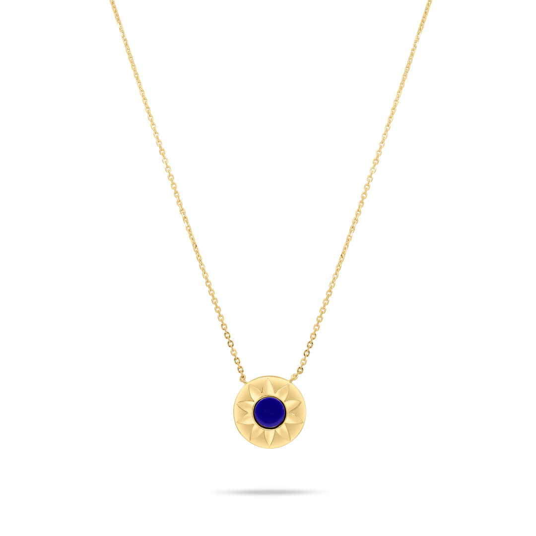 Aurora - Sunlit Lapis Pendant