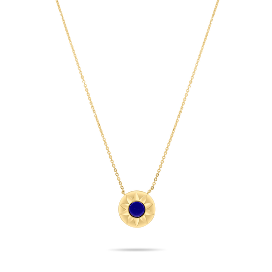 Aurora - Sunlit Lapis Pendant