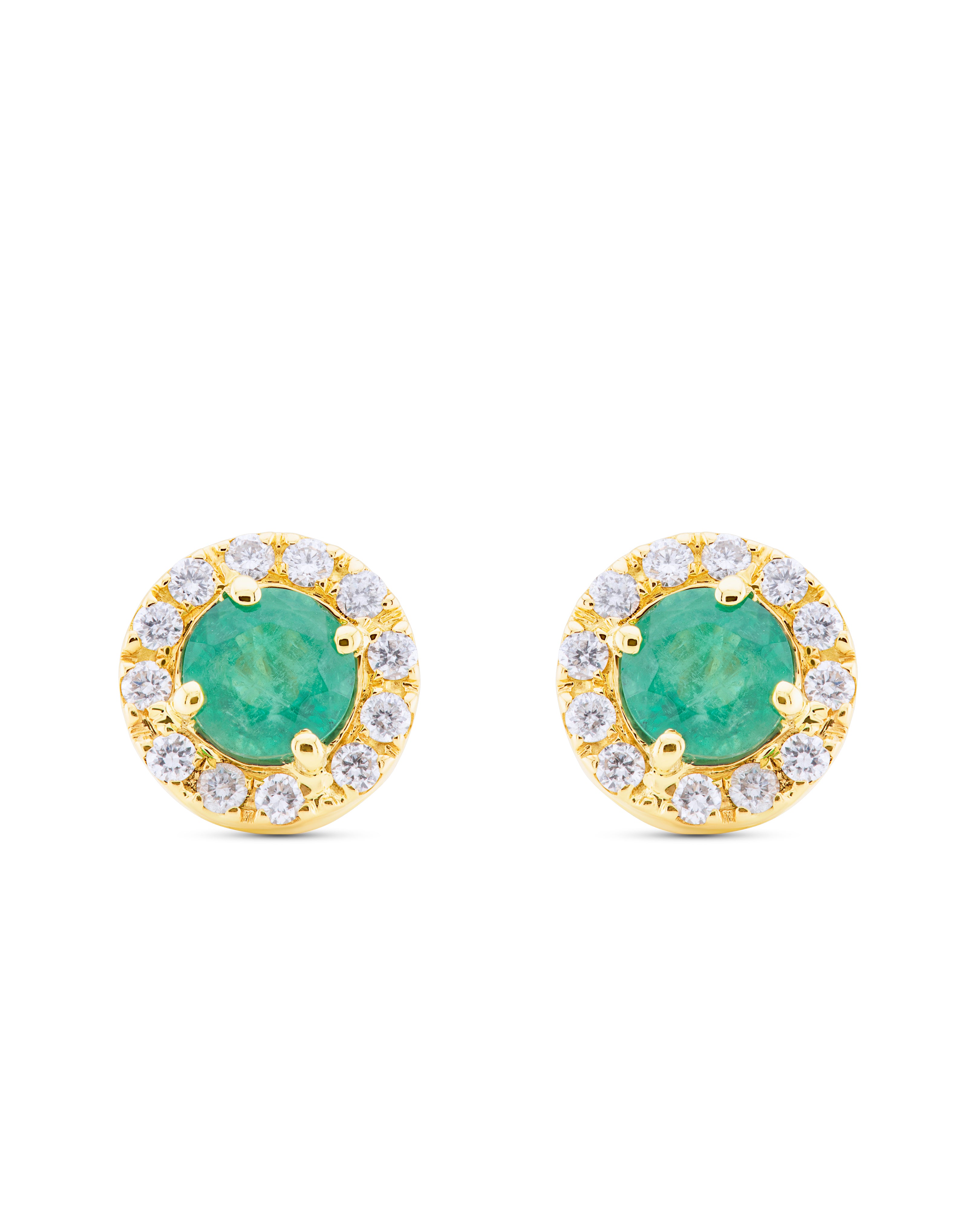 LUNA - Lush Meadow Emerald Earrings