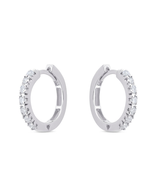 AMORE- Twin Circle Diamond Earrings